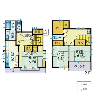 群馬県高崎市高関町【一戸建】の間取り