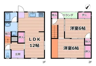 下村ハウス【1階】の間取り