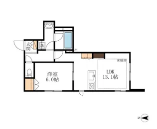 東京都大田区中馬込1【マンション】の間取り