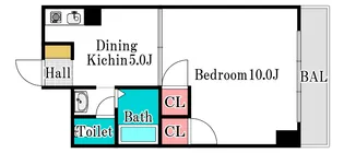 ウエルライフエイブル【7階】の間取り