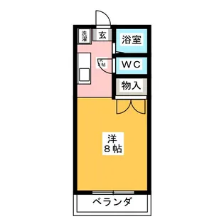 コーポオオニシ【3階】の間取り