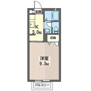 レジデンス タオ A【2階】の間取り
