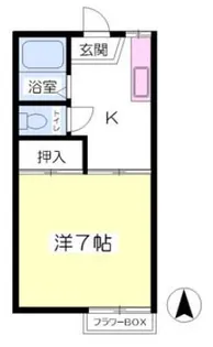 アビーロード菊池【2階】の間取り