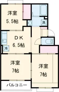 トリヴァンベール美船 B【3階】の間取り