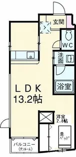 ふくや【4階】の間取り