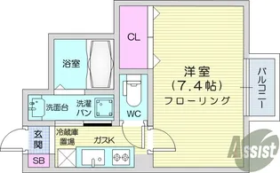 クラス清水沼【1階】の間取り