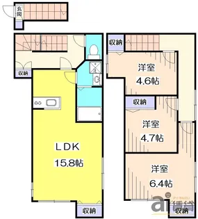 東京都練馬区東大泉4【アパート】の間取り