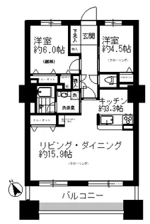 クリオ藤沢駅前【9階】の間取り
