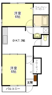 フォレスタロヴィーネ3【1階】の間取り