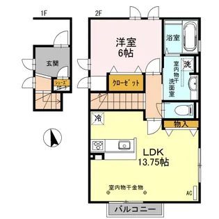 DH・カーサ モダ【2階】の間取り