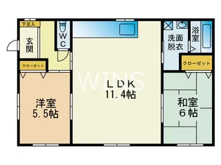 福岡県福岡市東区香椎駅東3【一戸建】の間取り