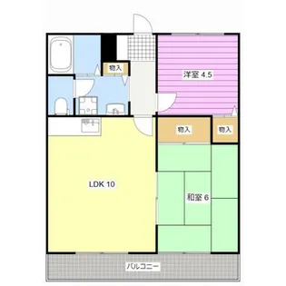 グランドハイツ【2階】の間取り