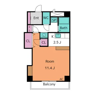 ラピュタ石神【1階】の間取り