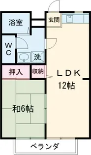 レジデンスウエダ【1階】の間取り