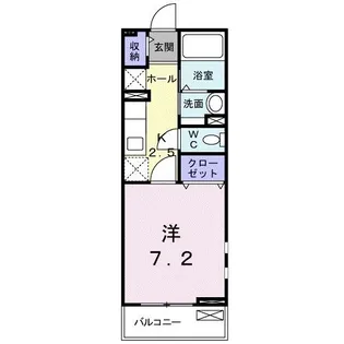 エレガンテ・フィオーレ A【2階】の間取り