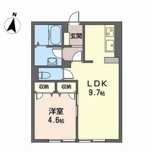 ハイムK【2階】の間取り