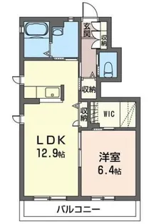 祇水庭 弐【1階】の間取り