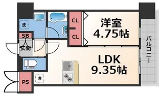 プレジオ布施ASIAN【4階】の間取り