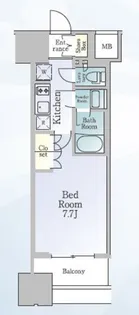 東京都品川区南大井2【マンション】の間取り