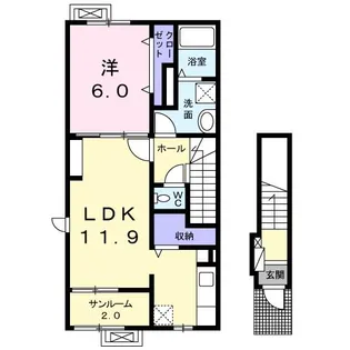 フォルシュ グランツ【2階】の間取り