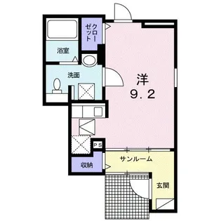 レイクサイド・Win【1階】の間取り