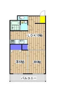 エミールハイツ【2階】の間取り