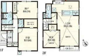 東京都東久留米市滝山5【一戸建】の間取り
