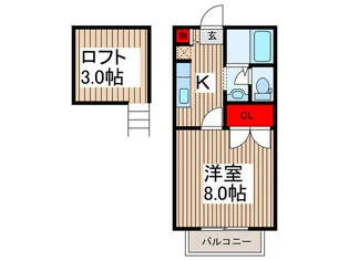 サンモ-ル【2階】の間取り