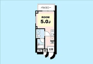 メゾンドアヤセ【5階】の間取り