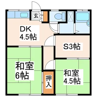 豊田ハイツ【2階】の間取り