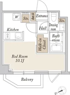 ORSUS新江古田【2階】の間取り