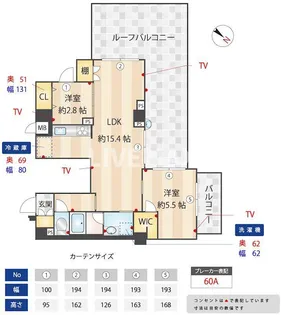 ZOOM下丸子【5階】の間取り