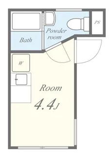 東京都中央区新富1【マンション】の間取り