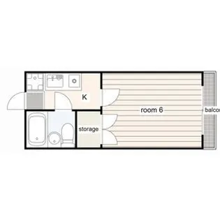 アジョイン日光 A棟/B棟【2階】の間取り