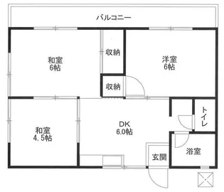 ハイツタウゼントA【2階】の間取り