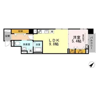 ボンシャンス【3階】の間取り