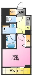 NL武蔵小杉レジデンス【5階】の間取り