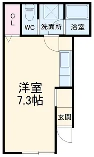 サクセスバード桜木町【1階】の間取り