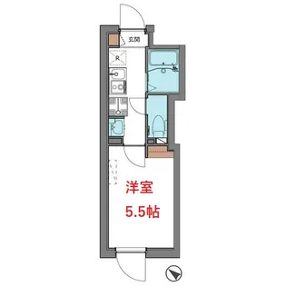 東京都品川区荏原1【マンション】の間取り
