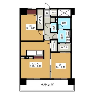 Angeaile【4階】の間取り