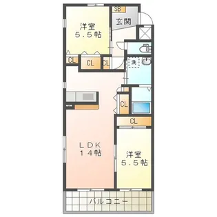 ヘスティア【3階】の間取り