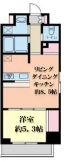 ドゥーエ浅草橋II【4階】の間取り