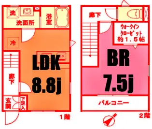 神奈川県横浜市保土ヶ谷区上星川1【一戸建】の間取り