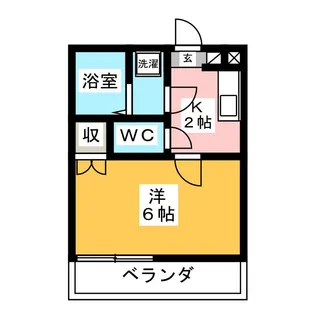 メイビル・厚木【2階】の間取り