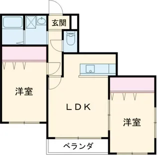 イストワール戸尾【6階】の間取り