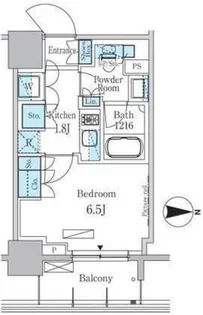 パークアクシス蔵前【3階】の間取り