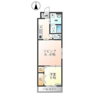 福岡県福岡市城南区茶山1【マンション】の間取り