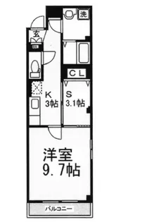 アルム久宝寺【3階】の間取り