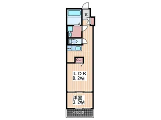 Sun flora楽々園【3階】の間取り