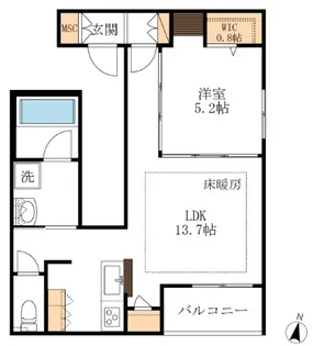 東京都目黒区下目黒6【マンション】の間取り